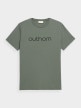 OUTHORN T-shirt z nadrukiem męski Ciemna zieleń 4
