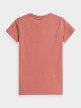 OUTHORN T-shirt z nadrukiem damski - różowy Różowy 5