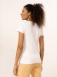 OUTHORN T-shirt z nadrukiem damski - biały Biały 2