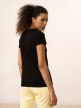 OUTHORN T-shirt z nadrukiem damski - czarny Głęboka czerń 3