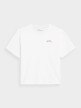 OUTHORN T-shirt z nadrukiem damski - biały Biały 4