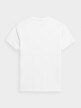 OUTHORN T-shirt z dekoltem w serek męski - biały Biały 6