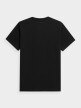 OUTHORN T-shirt z nadrukiem męski - czarny Głęboka czerń 7