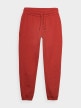 OUTHORN Spodnie dresowe damskie - czerwone Ciemna czerwień 5