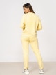 OUTHORN Spodnie dresowe damskie - żółte Jasny żółty 4