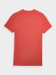 OUTHORN Sukienka t-shirtowa oversize midi - czerwona Czerwony 6