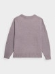 OUTHORN Sweter oversize damski - fioletowy Fiolet 7