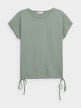 OUTHORN T-shirt oversize damski - zielony Zielony 4