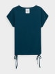 OUTHORN T-shirt oversize damski - zielony Morska zieleń 6