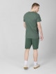 OUTHORN T-shirt z nadrukiem męski - zielony Ciemna zieleń 3