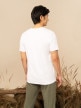 OUTHORN T-shirt z nadrukiem męski - biały Biały 5