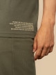 OUTHORN T-shirt z nadrukiem męski - oliwkowy/khaki Khaki 3