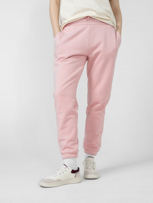 Spodnie dresowe damskie - różowe