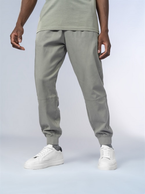 Spodnie tkaninowe męskie - szare