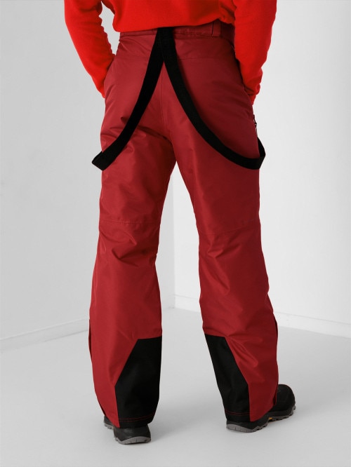 Spodnie narciarskie męskie - czerwone