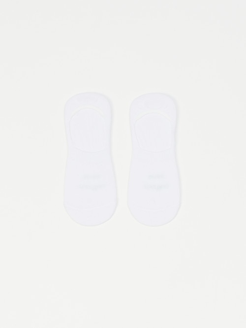 Skarpety stopki damskie (2 pary)  Biały+biały